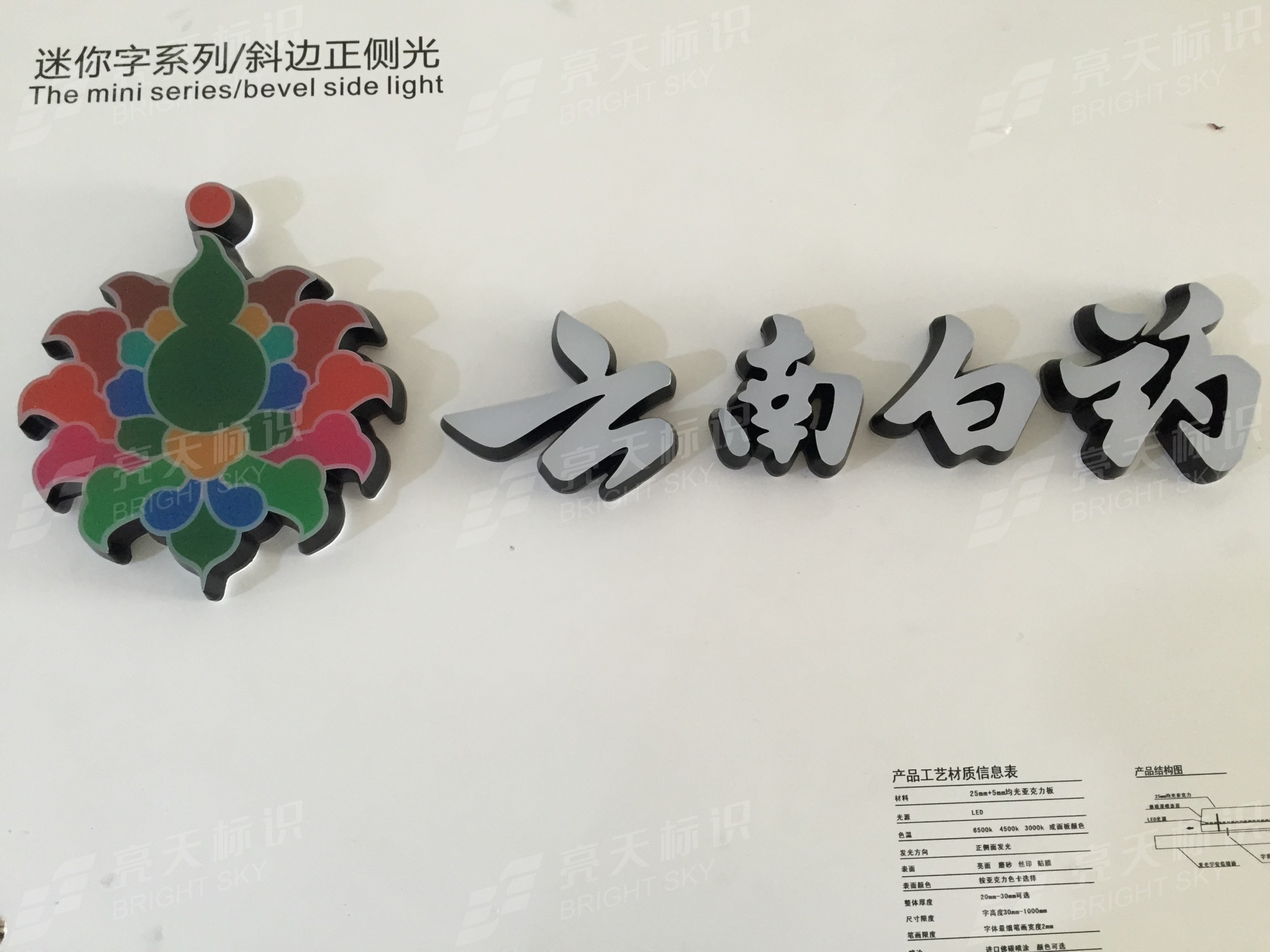 UV彩印迷你发光字2