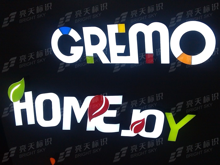 彩色贴面-树脂字